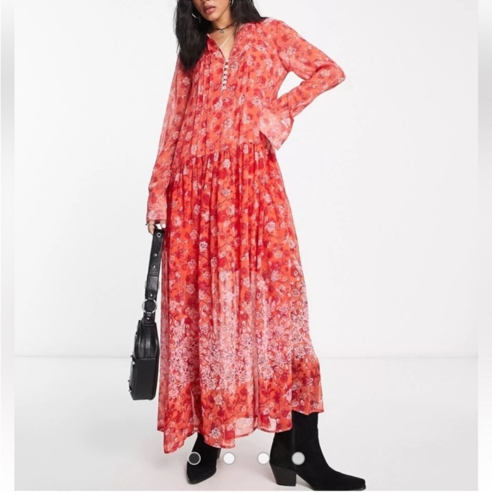 Free People Tiers For You Maxi Size Large NWOT